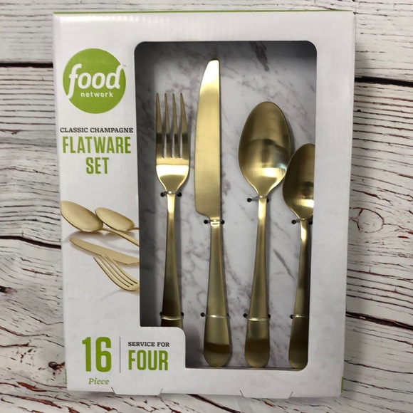 Food Network Dining Food Network Classic Champagne 6 Piece Flatware